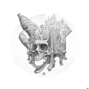 la style gang sleeve instead of LA , Amsterdam tattoo design idea