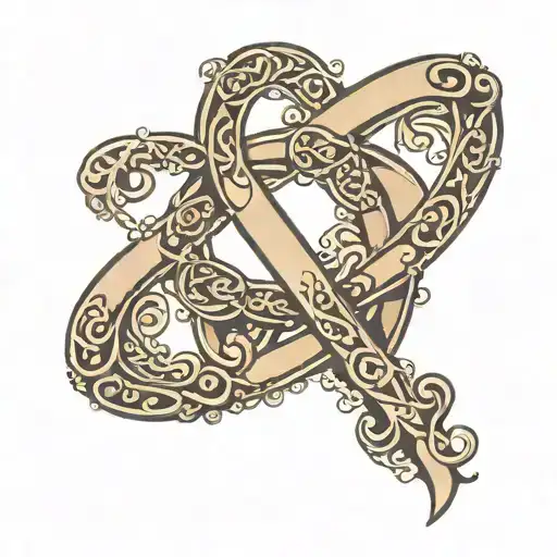 Infinity Symbol: Start with an infinity symbol, representing the eternal bond and enduring memory of Shannon. The infini tattoo design idea