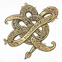 Infinity Symbol: Start with an infinity symbol, representing the eternal bond and enduring memory of Shannon. The infini tattoo design idea