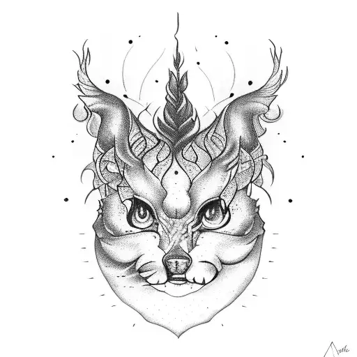 infinite candle tattoo design idea