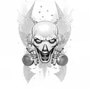 harley davidson tattoo design idea