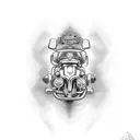harley davidson tattoo design idea
