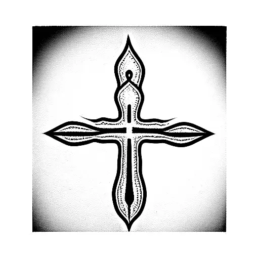 leviathan cross tattoo design idea