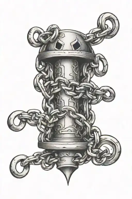 Boston, Irish, broken chain,   tattoo design idea