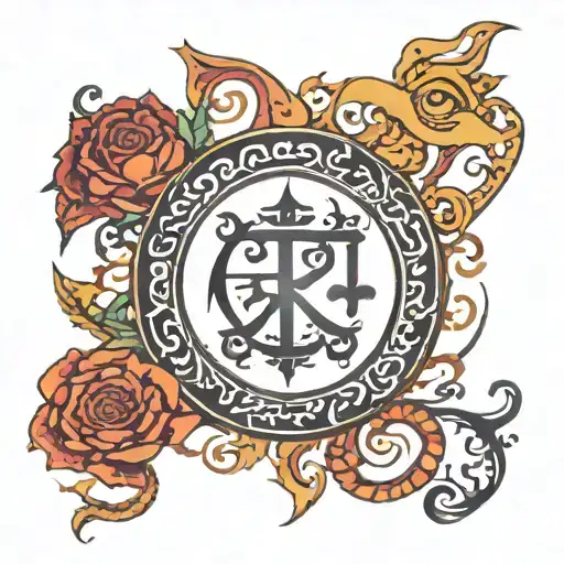 gaytri mantra in Sanskrit mantra tattoo design idea