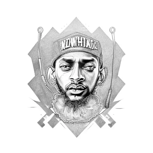 nipsey hussle tattoo design idea