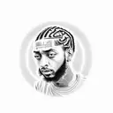 nipsey hussle tattoo design idea