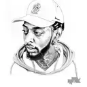 nipsey hussle tattoo design idea