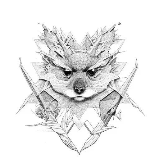 Bosque Quemado tattoo design idea