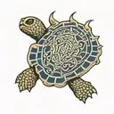 Navy Turtel Shellback tattoo design idea