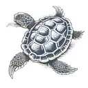 Navy Turtel Shellback tattoo design idea