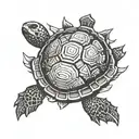 Navy Turtel Shellback tattoo design idea