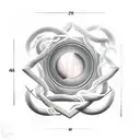 lantern reversed tattoo design idea