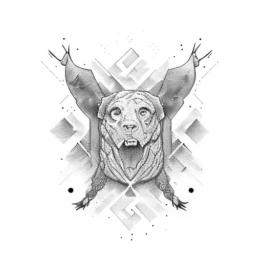 words that say Mez&Rez and small words under it that say FUCK SHIT and a crossed out sign behind it  tattoo design idea