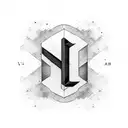 v alphabet tattoo design idea