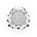 Gemini Mandala tattoo design idea