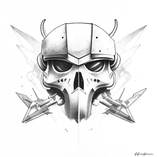 Helldivers  tattoo design idea