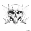 Helldivers  tattoo design idea