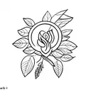 laurel wreath tattoo design idea