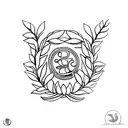 laurel wreath tattoo design idea