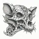 rat skull tattoo design tattoo design idea