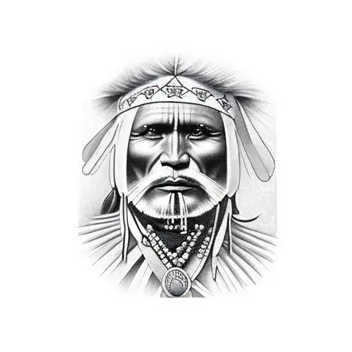 Cherokee trail of tears tattoo design idea