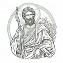 saint jude tattoo design idea