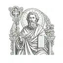 saint jude tattoo design idea