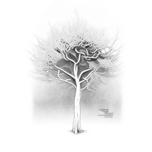 pohutukawa  tattoo design idea