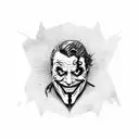 joker tattoo design idea