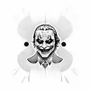 joker tattoo design idea