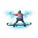 skate tattoo design idea