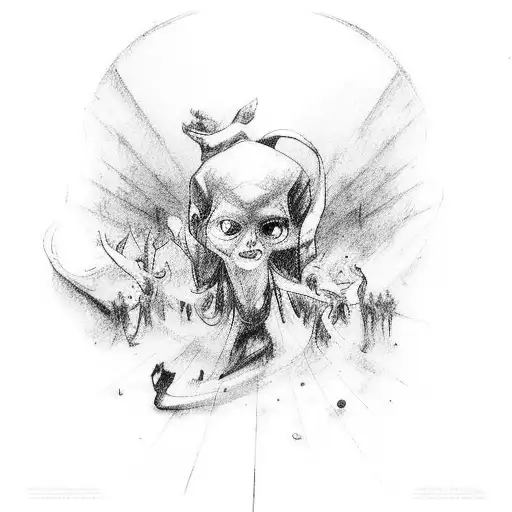And those who were seen dancing were thought to be insane by those who could not hear the music tattoo design idea