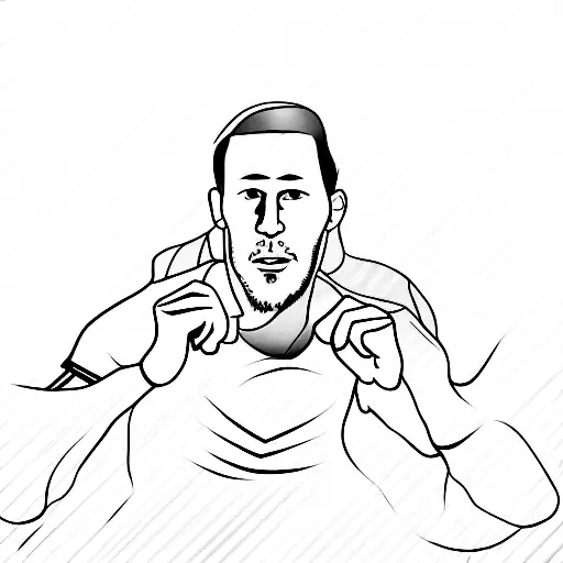 soccerplayer in the west coast of norway tattoo design idea