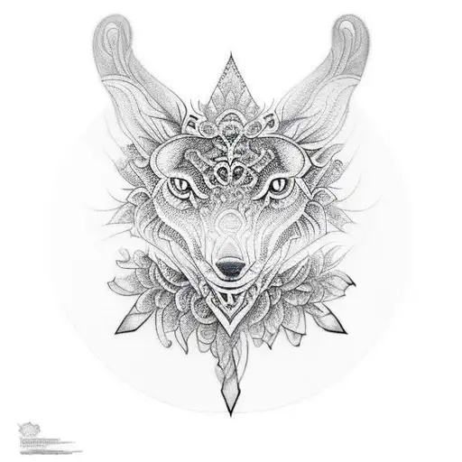 high quality mandala sleeve  tattoo design idea
