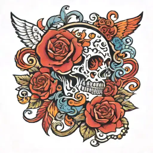 text: BNWO tattoo design idea