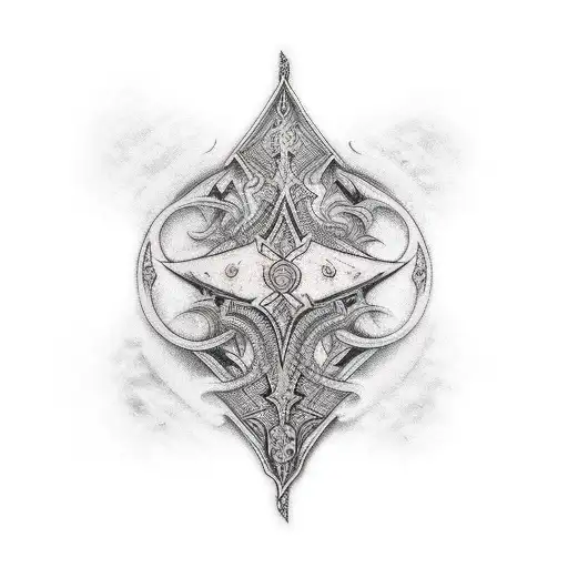 Sword spine tattoo tattoo design idea