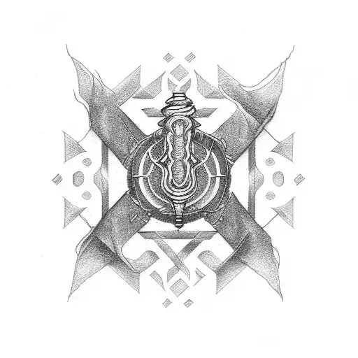 Asclepius tattoo design idea