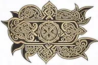geometric celtic aztec greek horizontal arm band tattoo male  tattoo design idea