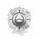 Irish pearl trinity  tattoo design idea