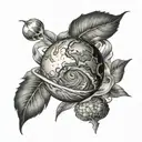 Venus planet  tattoo design idea