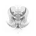 Virgo tattoo design idea