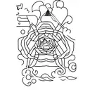 kite tattoo design idea