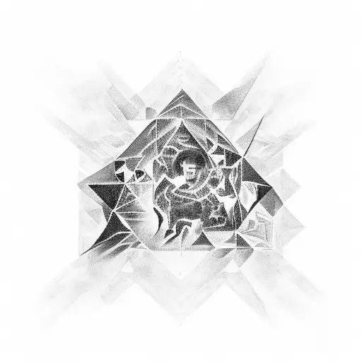 Tattoo of black rectangle  from 2001 a space Odyssey but the rectangle transitions into a picture of the Milky Way   tattoo design idea