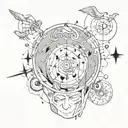 mind over matter tattoo design idea