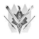 flechas tattoo design idea