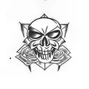 Black Lantern tattoo design idea