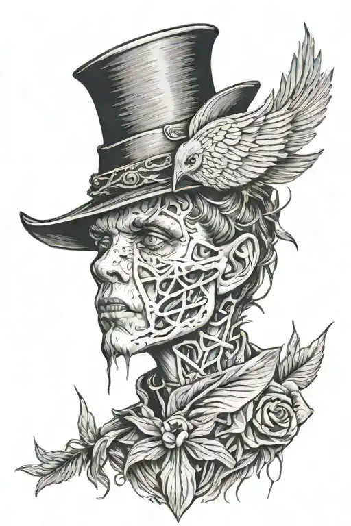 Murderous striga tattoo design idea