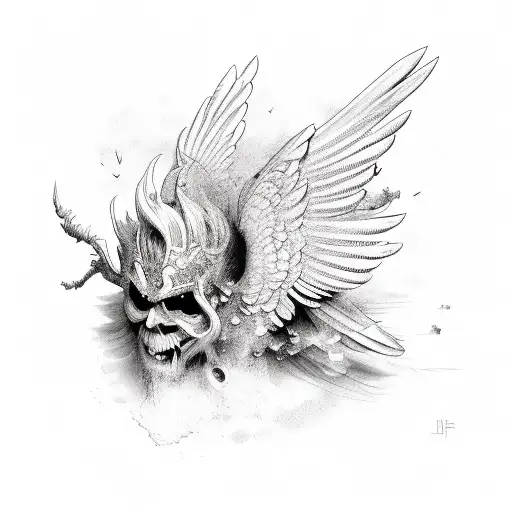 icarus tattoo design idea