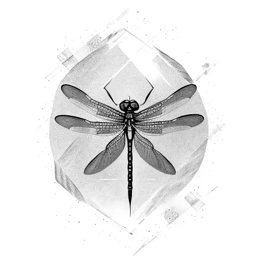 Dragonfly tattoo design idea